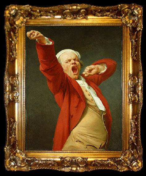 framed  Joseph Ducreux Yawning, ta009-2
